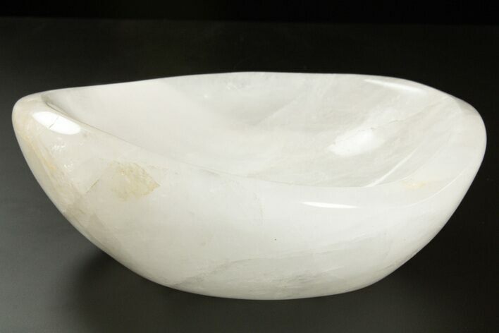 Polished Clear Quartz Bowl - Madagascar #302620